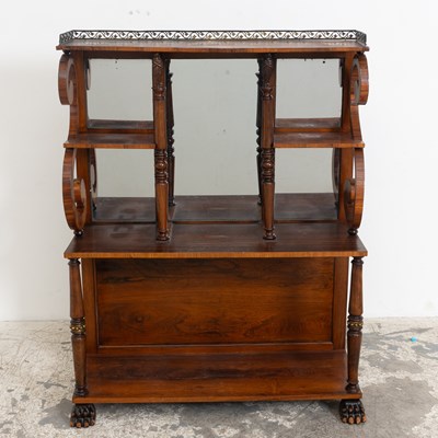 Lot 160 - Victorian Rosewood Etagere