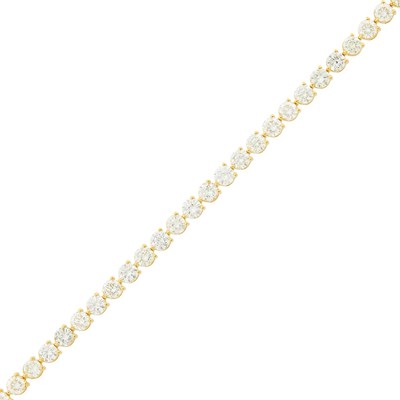 Lot 103 - Gold and Diamond Bracelet