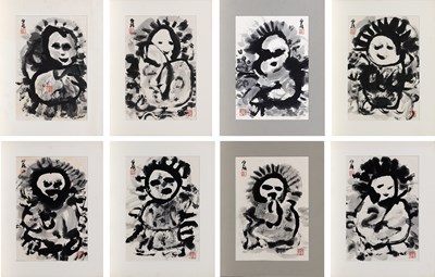 Lot 305 - A Group of Japanese School Paintings and Calligraphy