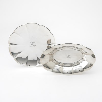 Lot 3009 - Two Tiffany & Co. Sterling Silver Fluted Dishes