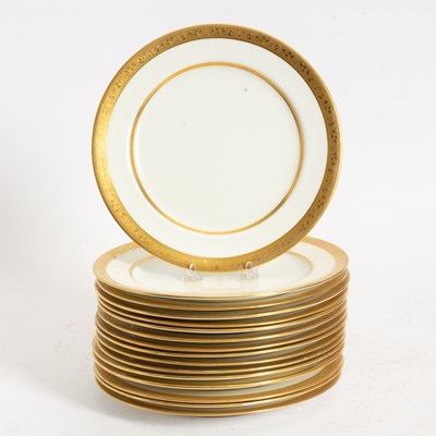 Lot 40 - Set of Minton For Tiffany & Co Porcelain Plates
