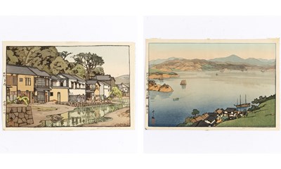 Lot 640 - Two Japanese Woodblock Prints by Hiroshi Yoshida
