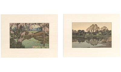 Lot 638 - Two Japanese Woodblock Prints by Hiroshi Yoshida