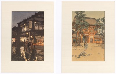 Lot 636 - Two Japanese Woodblock Prints by Hiroshi Yoshida