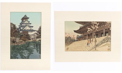 Lot 635 - Two Japanese Woodblock Prints by Hiroshi Yoshida