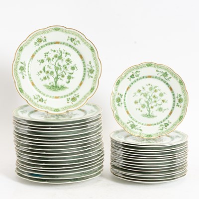 Lot 80 - Group of Haviland Limoges Plates "Arbre Verte"