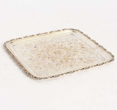 Lot 96 - Tiffany & Co. Silver Plate Tray
