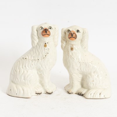 Lot 135 - Pair of Staffordshire Spaniels