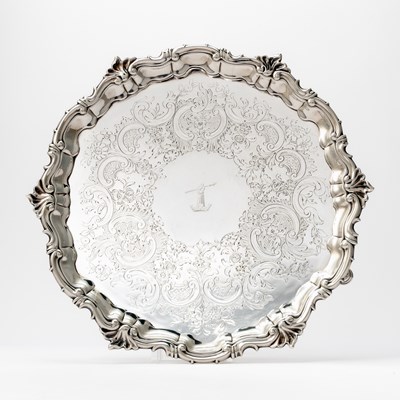 Lot 159 - George II Sterling Silver Salver