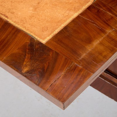 Lot 170 - Louis Philippe Mahogany Marble Top Secretaire à Abattant