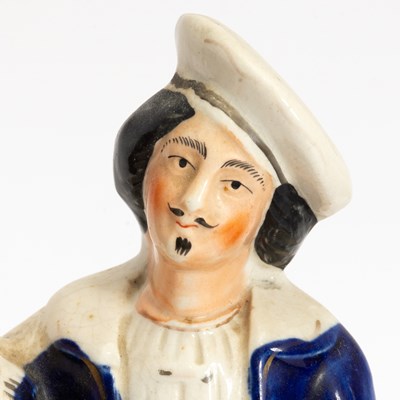 Lot 41 - Staffordshire Pottery Figures of Couple