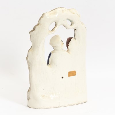 Lot 41 - Staffordshire Pottery Figures of Couple