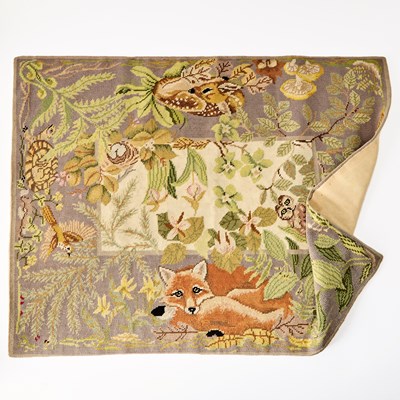 Lot 208 - American Needlepoint Door Mat