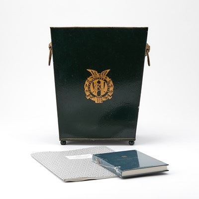 Lot 188 - Tôle Waste Paper Basket from the Knickerbocker Greys