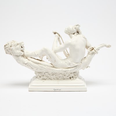 Lot 215 - Eight Italian White-Glazed Maiolica Figural Groups, by Andrea Spadini