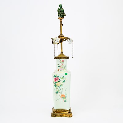 Lot 246 - Chinese Famille Rose Porcelain Vase Mounted as a Table Lamp