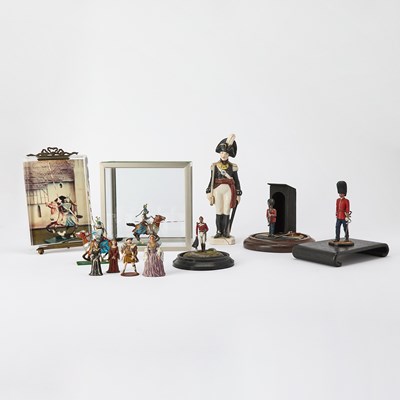 Lot 264 - Four Cold-Painted Lead Historical / Theatrical Figures