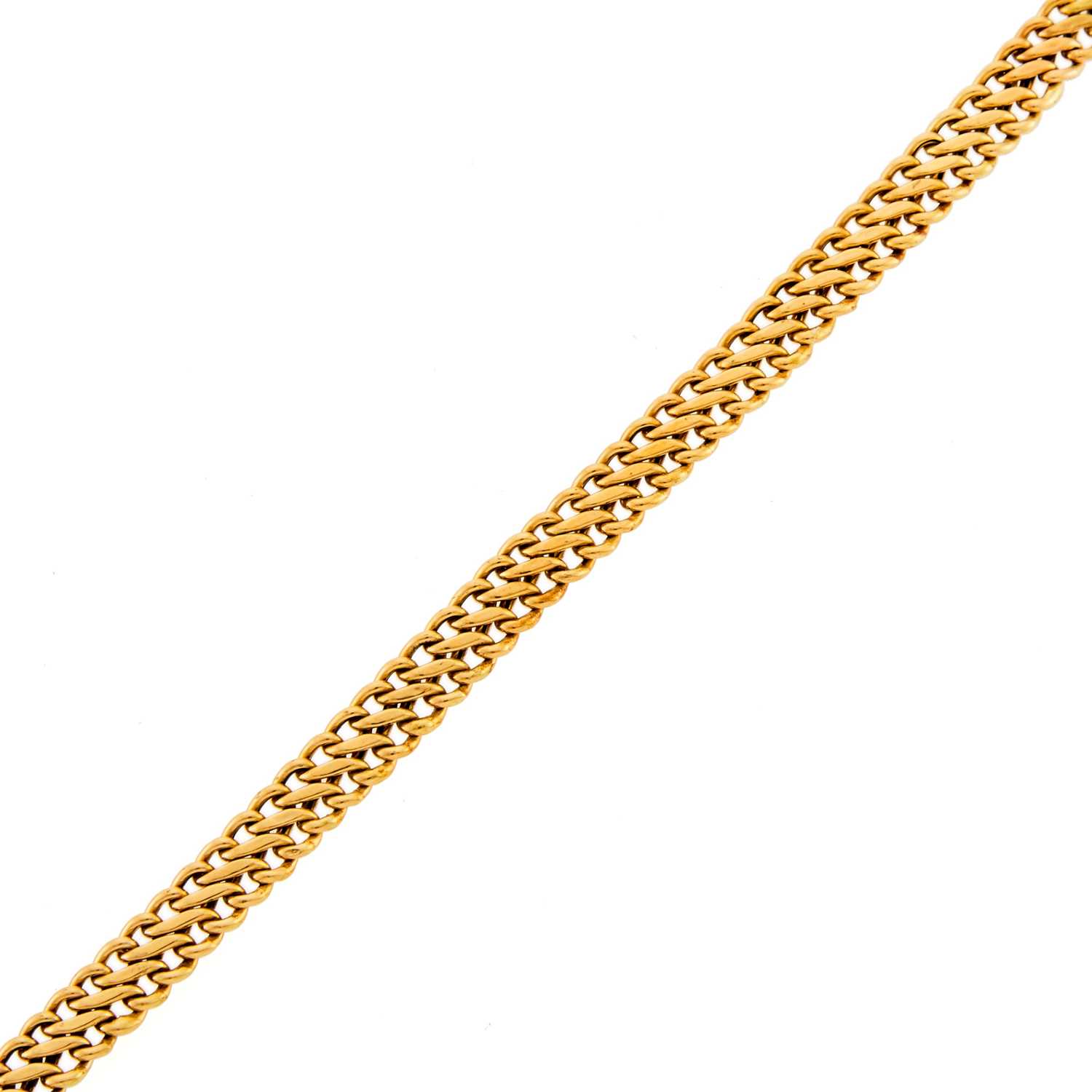 Lot 2279 - Gold Link Bracelet