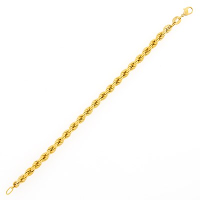 Lot 2276 - Gold Link Bracelet