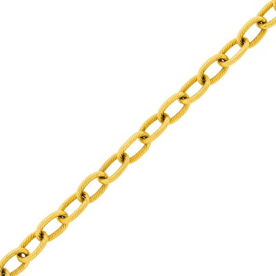 Lot 2038 - Gold Link Bracelet