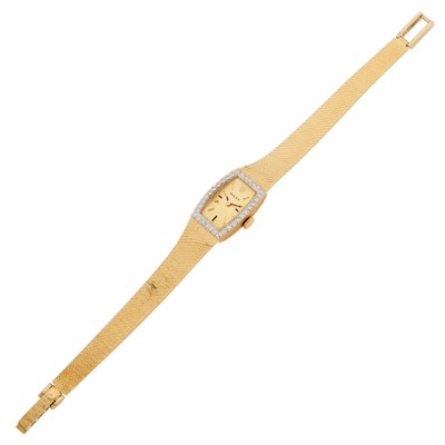 Lot 2045 - Rolex Lady's Gold and Diamond Wristwatch