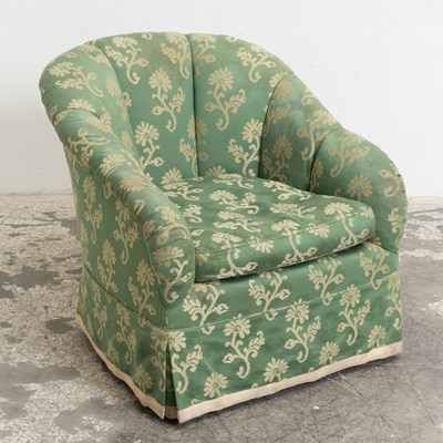 Lot 192 - Green Upholstered Club Chair