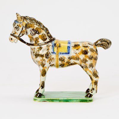 Lot 391 - Yorkshire Pearlware Model of a Horse