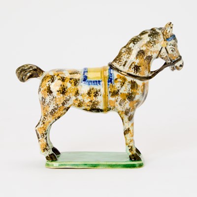 Lot 391 - Yorkshire Pearlware Model of a Horse