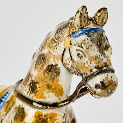Lot 391 - Yorkshire Pearlware Model of a Horse