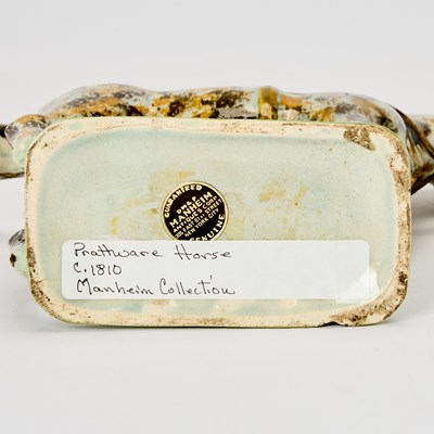 Lot 391 - Yorkshire Pearlware Model of a Horse