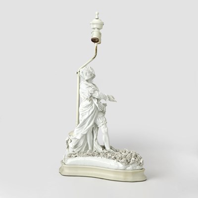 Lot 349 - Continental White Figure of a Mendicant