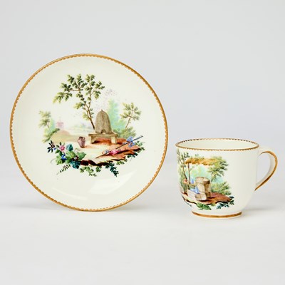 Lot 365 - Sèvres Teacup and Saucer