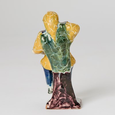 Lot 334 - Braunschweig Faience Figure of Harlequin