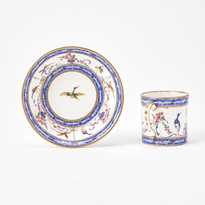 Lot 363 - Sèvres Cup and Saucer (Gobelet Litron et à Soucoupe)