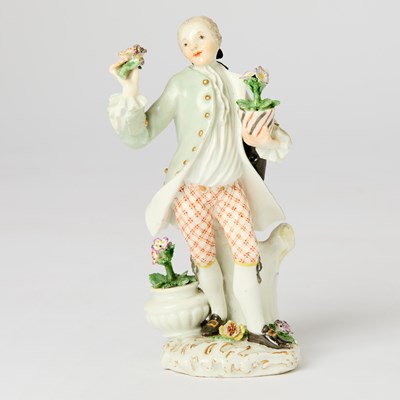 Lot 356 - Meissen Figure of a Gardener