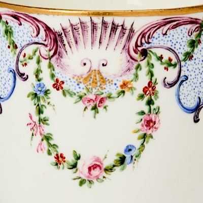 Lot 361 - Sèvres Porcelain Cup and Saucer (Gobelet 'Calabre' et Soucoupe)