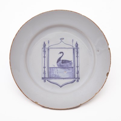 Lot 367 - English Delft Blue and White Plate