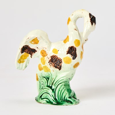 Lot 386 - Staffordshire Pearlware Model of a Swan