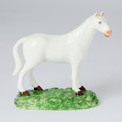 Lot 392 - Derby (Robert Bloor & Co. Model of a White Stallion