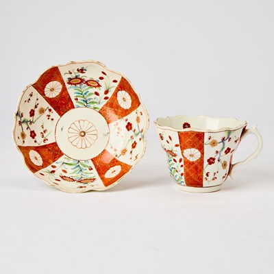 Lot 383 - Worcester Porcelain Cup and Saucer