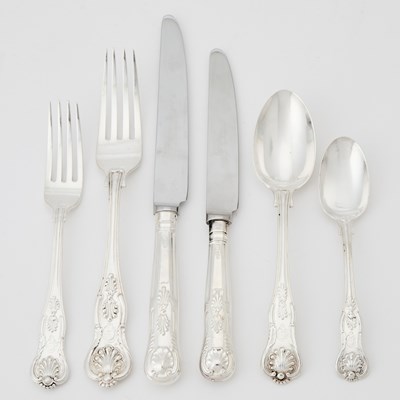 Lot 112 - Assembled English Sterling Silver Part Flatware Service