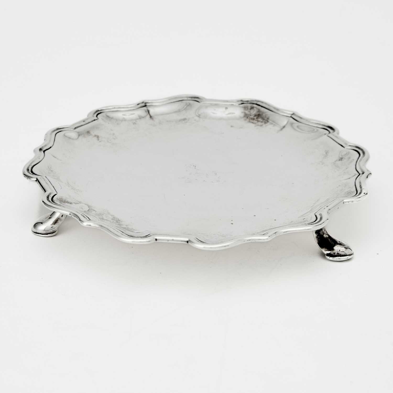 Lot 72 - George II Sterling Silver Waiter