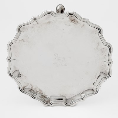 Lot 72 - George II Sterling Silver Waiter