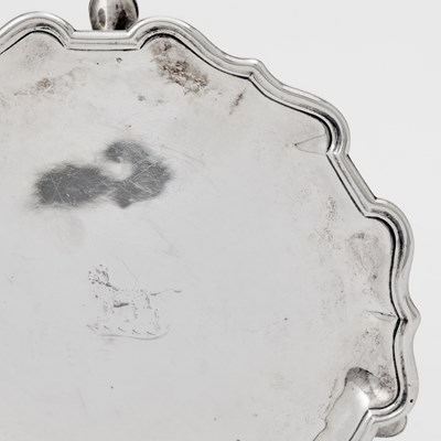 Lot 72 - George II Sterling Silver Waiter