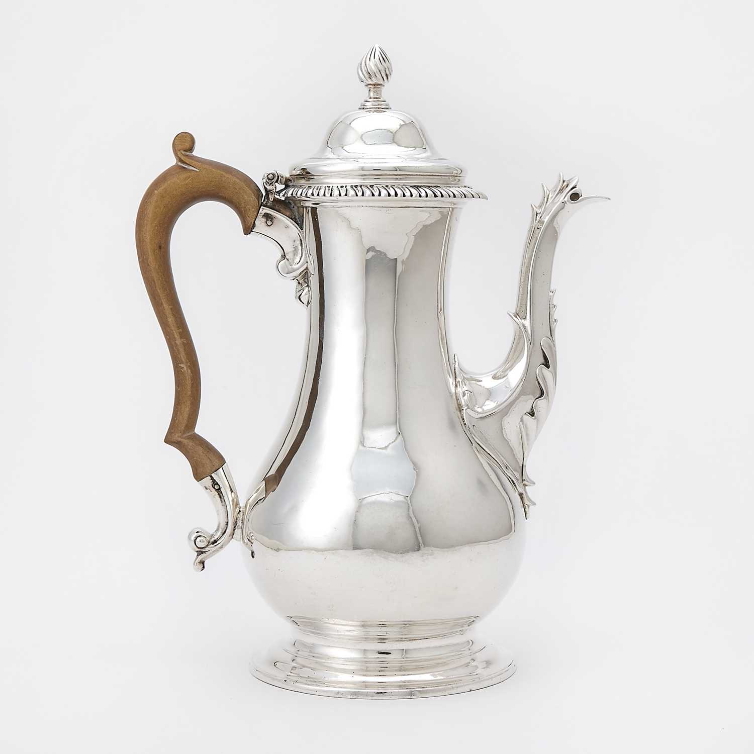 Lot 78 - George III Sterling Silver Coffee Pot