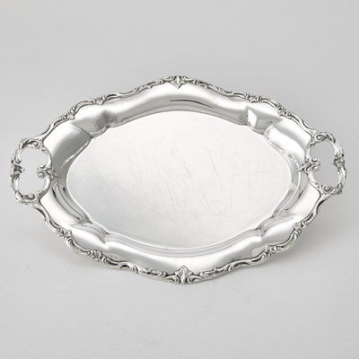 Lot 238 - Reed & Barton Sterling Silver Two Handled Tray