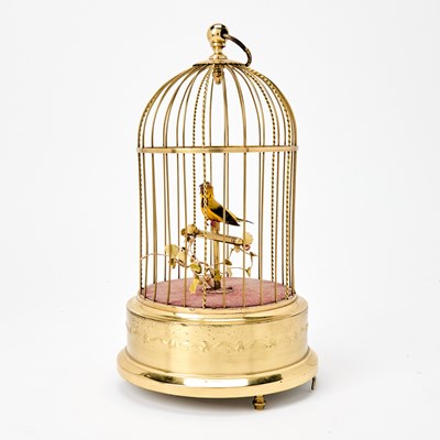 Lot 250 - German Brass Bird Automaton