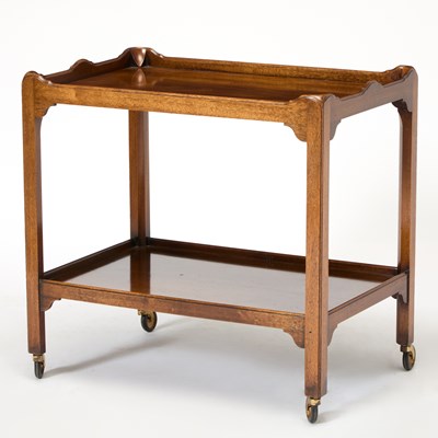 Lot 304 - George III Style Mahogany Two-Tier Side Table