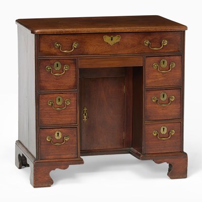 Lot 381 - George II Mahogany Kneehole Desk