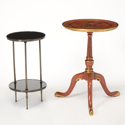 Lot 305 - John Richards George III Style Painted Tripod Table